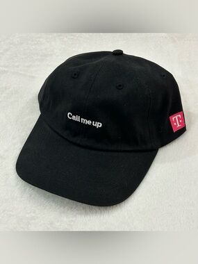 Call Me Up Collectible T-Mobile Tuesdays Black Adjustable Baseball Dad Hat Cap